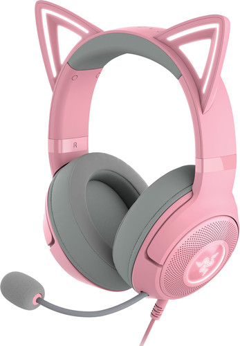 Razer Kraken Kitty V2 Wired PC Gaming Headset Pink Main Image