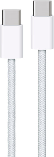 Apple Câble USB-C vers USB-C 2 m Matière Nylon Blanc Lot de 2 Main Image