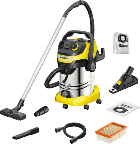 Karcher WD 6 P S V-30/6/22/T *EU III incl. boorstofopvanger + stofzuigerzakken (4x) Main Image