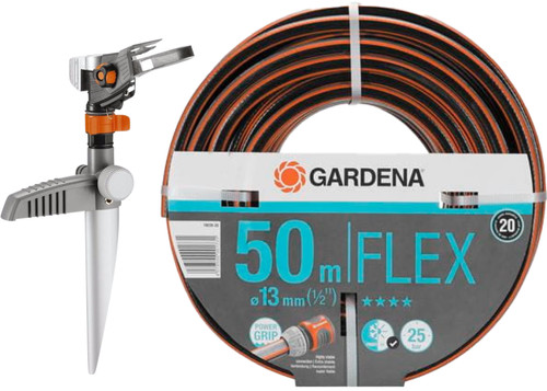 Gardena Comfort FLEX Tuyau D'Arrosage 1/2 + Pulvérisateur Premium Main Image