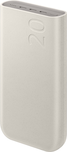 Samsung Batterie Externe 20 000 mAh avec Charge Rapide Beige Main Image