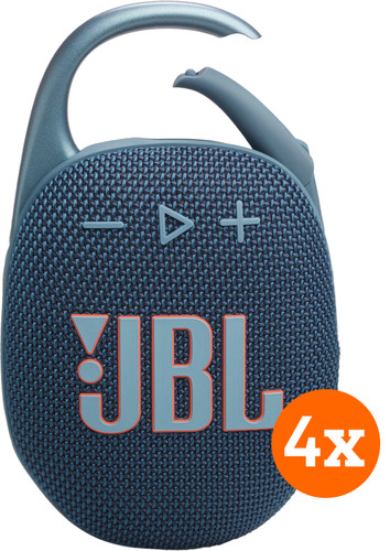 JBL Clip 5 Blue 4-pack Main Image