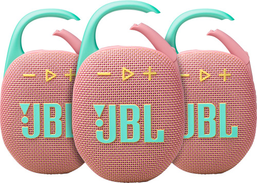 JBL Clip 5 Pink 3-pack Main Image