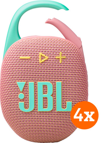 JBL Clip 5 Roze 4-pack Main Image