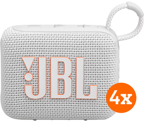 JBL Go 4 White 4-pack Main Image