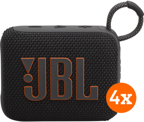 JBL Go 4 Black 4-pack Main Image