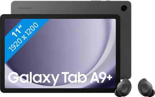 Samsung Galaxy Tab A9 Plus 11 pouces 64 Go Wifi et 5G Gris + Buds FE Noir Main Image