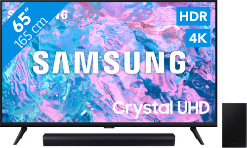 Samsung Crystal UHD 65CU7040 (2024) + Soundbar Main Image