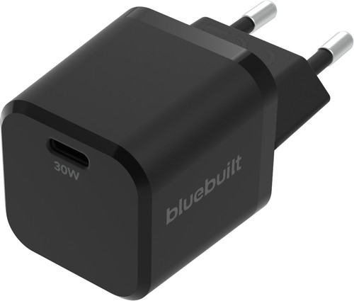 BlueBuilt Power Delivery Charger with USB-C Port 30W Black Main Image