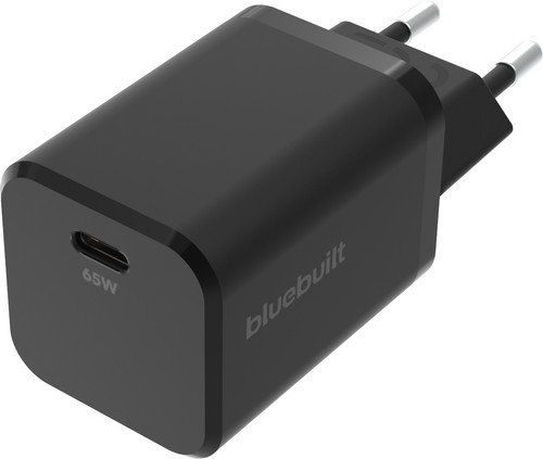 BlueBuilt Power Delivery Charger with USB-C Port 65W Black Main Image