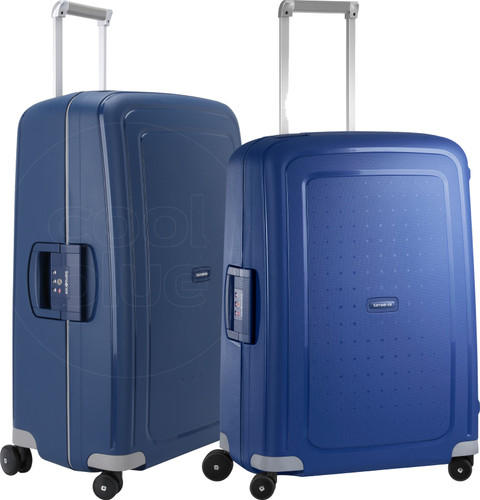 Samsonite S'Cure Spinner 69+75cm Dark Blue Suitcase Set Main Image