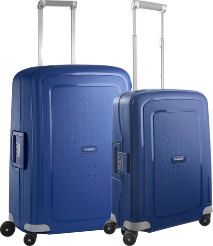 Samsonite S'Cure Spinner 55cm + 69cm Dark Blue Suitcase Set Main Image