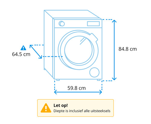Siemens WN54C2A0NL 10,5/6 kg visual Coolblue 1