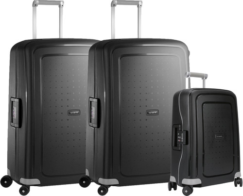 Samsonite S'Cure Spinner 75+75+55cm Black Main Image