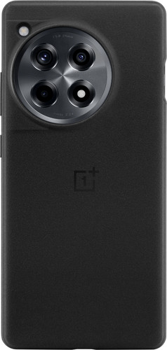 OnePlus 12R Sandstone Back Cover Black Main Image