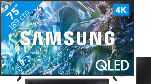 Samsung QLED 4K 75Q64D (2024) + Soundbar Main Image