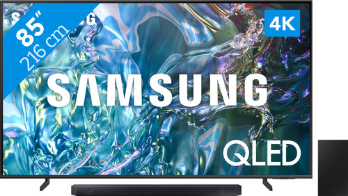 Samsung QLED 4K 85Q60D (2024) + Soundbar Main Image