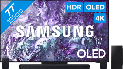 Samsung OLED 4K 77S95D (2024) + Soundbar Main Image