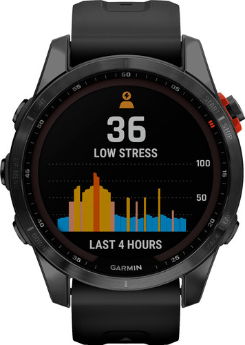 Garmin Fenix 7S Solar Black 42mm Main Image