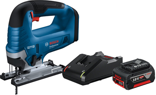 Bosch Professional GST 18 V-125 B + 4,0 Ah Batterie et Chargeur Main Image