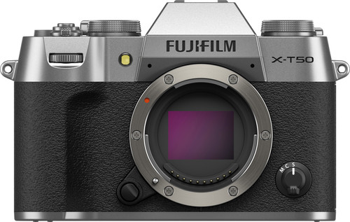 Fujifilm X-T50 Boitier Argent Main Image