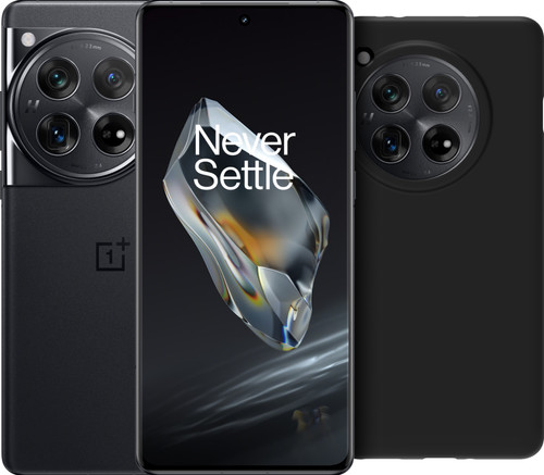 OnePlus 12 512GB Black 5G + BlueBuilt Back Cover Black Main Image