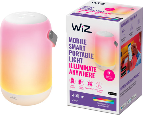 WiZ Portable Table Lamp - Smart LED Lighting - Colored - Coolblue ...