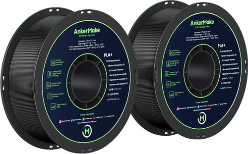 AnkerMake PLA+ Filament Zwart 2 pack Main Image