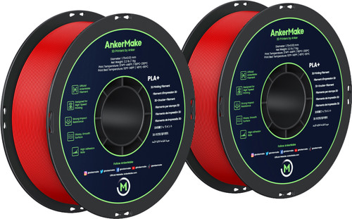 AnkerMake PLA+ Filament Rouge Lot de 2 Main Image