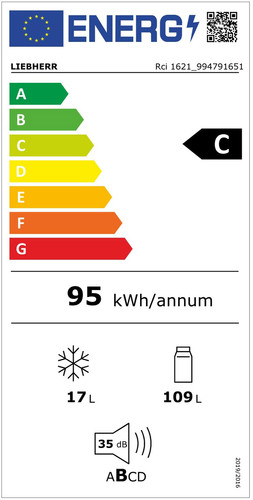 Liebherr Rci 1621-20 energielabel
