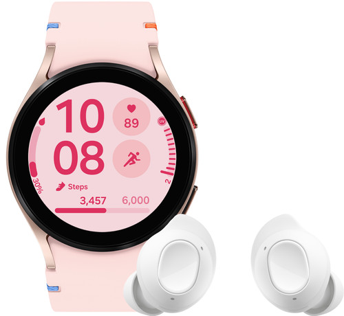 Samsung Galaxy Watch FE Pink + Buds FE White Main Image