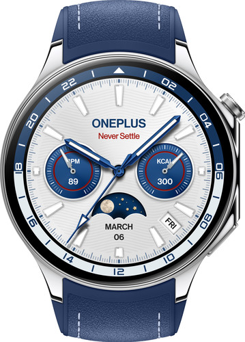 OnePlus Watch 2 Silver/Blue Main Image