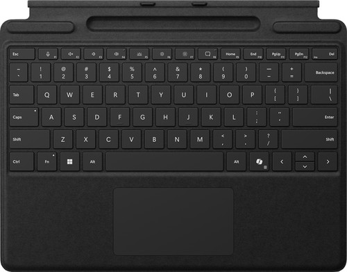 Microsoft Surface Pro Type Cover avec Emplacement de Stockage pour Stylet Noir AZERTY Main Image