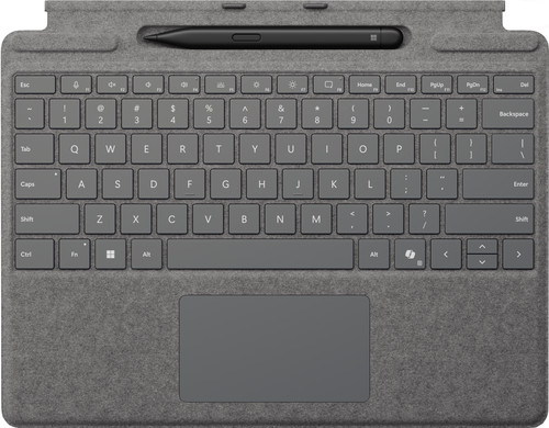 Microsoft Surface Pro Type Cover avec Slim Pen Platine AZERTY Main Image