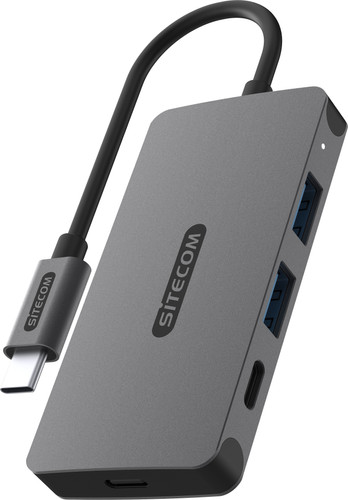 Sitecom USB-C naar USB-A/USB-C Hub Main Image