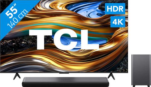 TCL 4K LED 55P71B (2024) + Soundbar Main Image