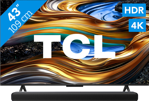 TCL 4K LED 43P71B (2024) + soundbar Main Image