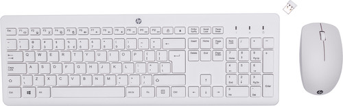 HP 230 Clavier et Souris Sans Fil Blanc QWERTY Main Image