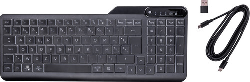 HP 400 Backlit Keyboard with Cable AZERTY Main Image