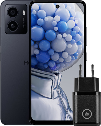 HMD Pulse+ 128 Go Bleu 4G + BlueBuilt Chargeur avec Port USB-A 18 W Noir Main Image