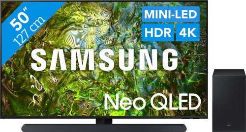 Samsung Neo QLED 4K 50QN90D (2024) + Soundbar Main Image