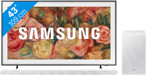 Samsung The Frame 43LS03D (2024) + Barre de Son Blanc Main Image