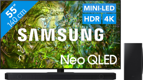 Samsung Neo QLED 4K 55QN90D (2024) + Soundbar Main Image