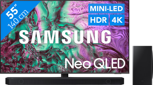 Samsung Neo QLED 4K 55QN86D (2024) + Soundbar Main Image