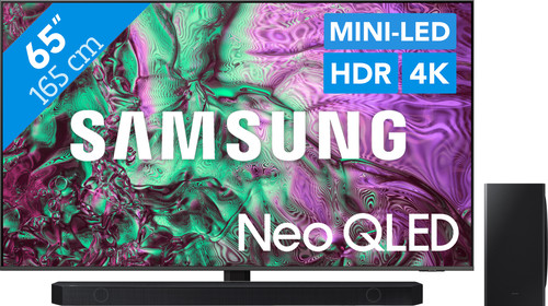 Samsung Neo QLED 4K 65QN86D (2024) + Soundbar Main Image