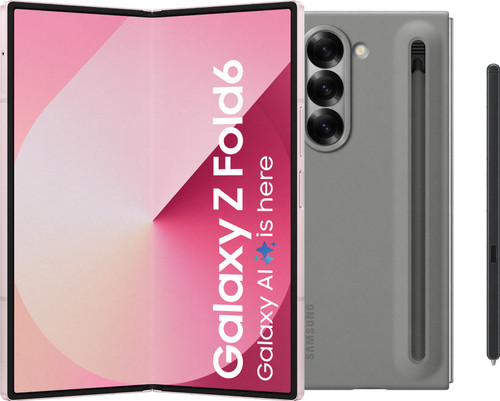 Samsung Galaxy Z Fold 6 256GB Pink 5G + Samsung Back Cover with S Pen Gray Main Image