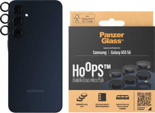 PanzerGlass Hoops Samsung Galaxy A55 Camera Lens Protector Glas Main Image