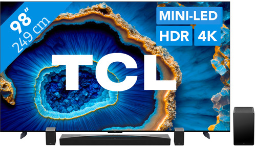 TCL QD Mini-LED 98C803 (2023) + Barre de Son Main Image