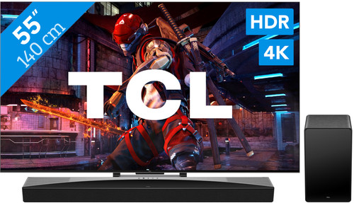 TCL QLED 55C743 (2023) + Barre de Son Main Image