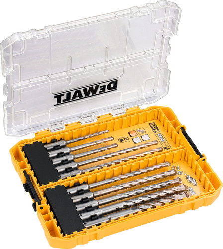 DeWalt 10-piece Extreme 2 SDS plus Drill Bit Set Tough Case Main Image